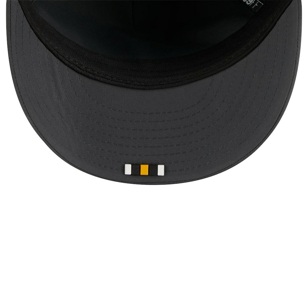 Pittsburgh Steelers New Era 2025 Sideline Cold Weather Retro Crown 59FIFTY Fitted Hat Charcoal | NFL