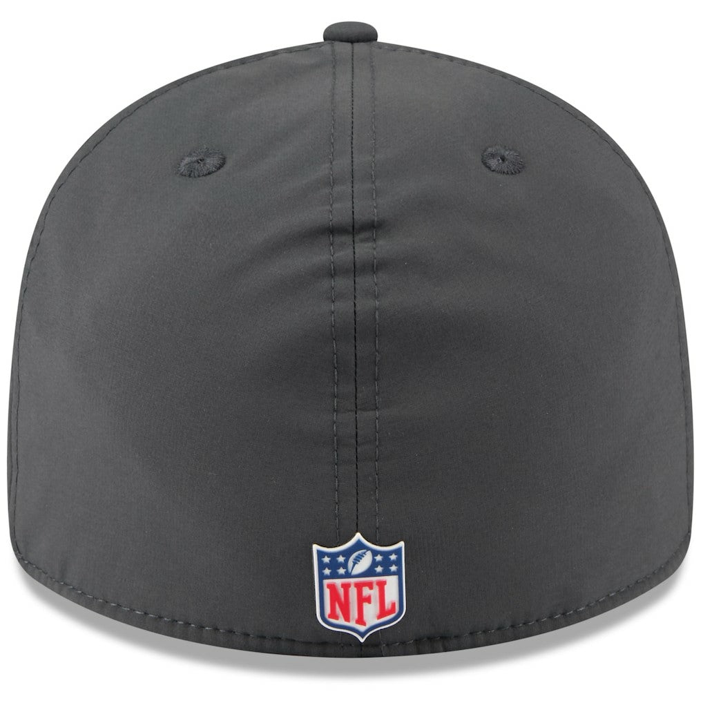 Carolina Panthers New Era 2025 Sideline Cold Weather Retro Crown 59FIFTY Fitted Hat Charcoal | NFL
