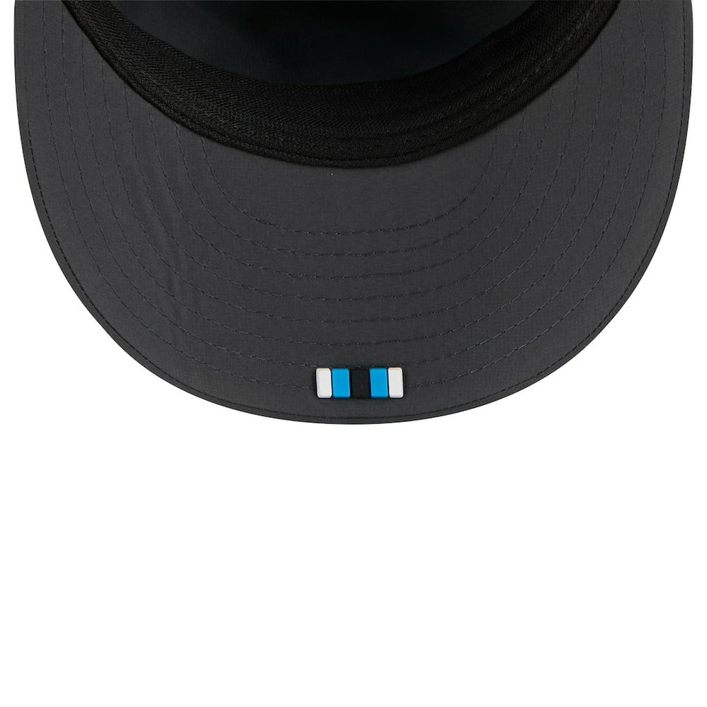 Carolina Panthers New Era 2025 Sideline Cold Weather Retro Crown 59FIFTY Fitted Hat Charcoal | NFL