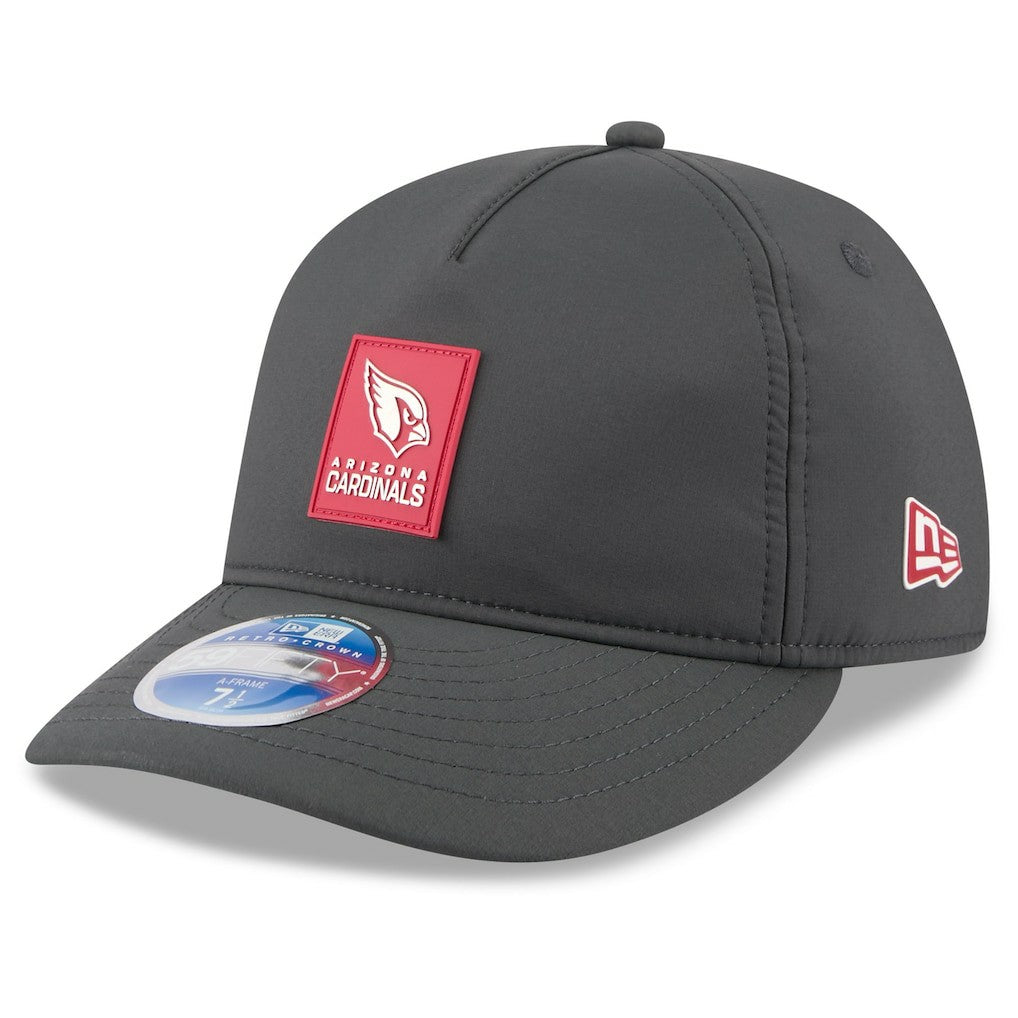 Arizona Cardinals New Era 2025 Sideline Cold Weather Retro Crown 59FIFTY Fitted Hat Charcoal | NFL