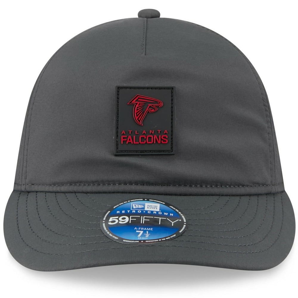 Atlanta Falcons New Era 2025 Sideline Cold Weather Retro Crown 59FIFTY Fitted Hat Charcoal | NFL