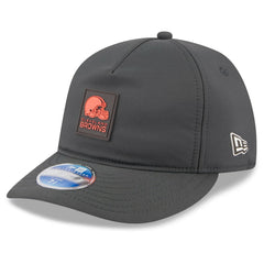 Cleveland Browns New Era 2025 Sideline Cold Weather Retro Crown 59FIFTY Fitted Hat Charcoal | NFL
