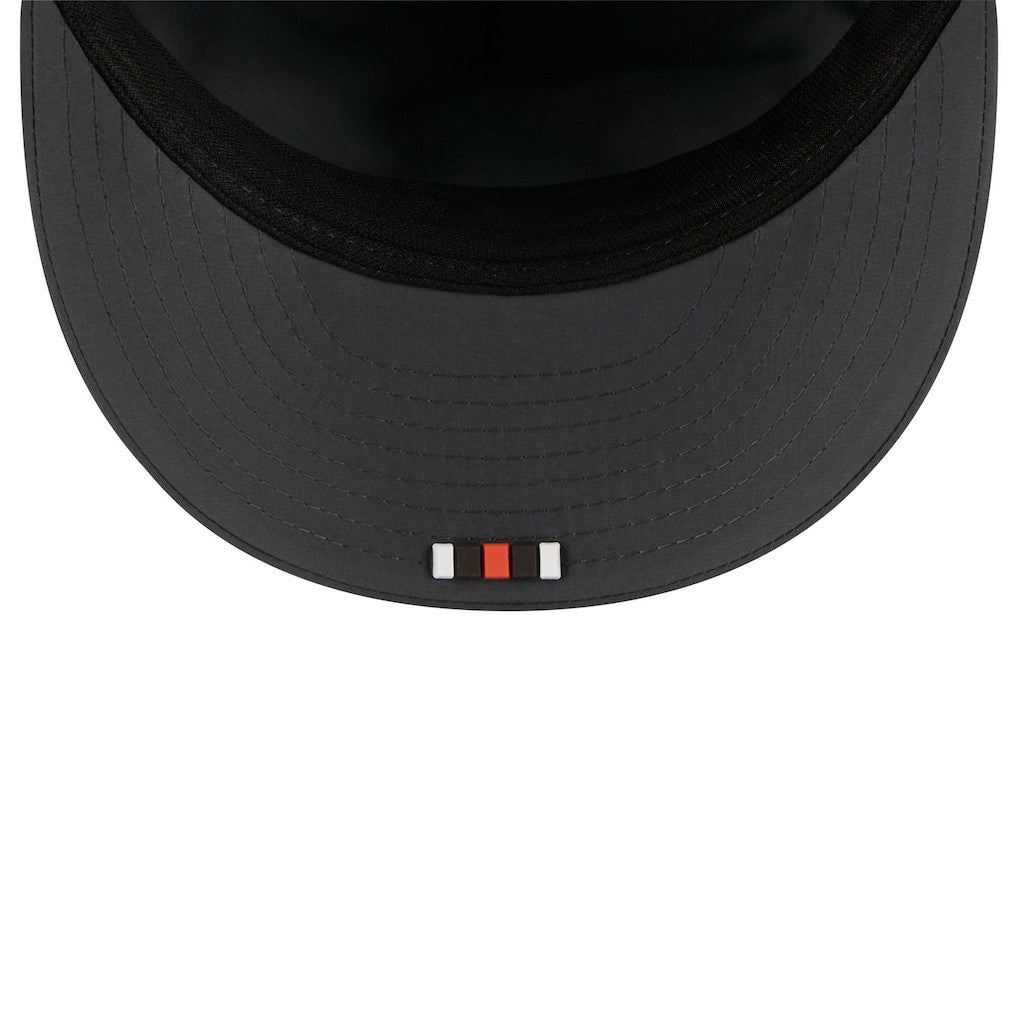 Cleveland Browns New Era 2025 Sideline Cold Weather Retro Crown 59FIFTY Fitted Hat Charcoal | NFL