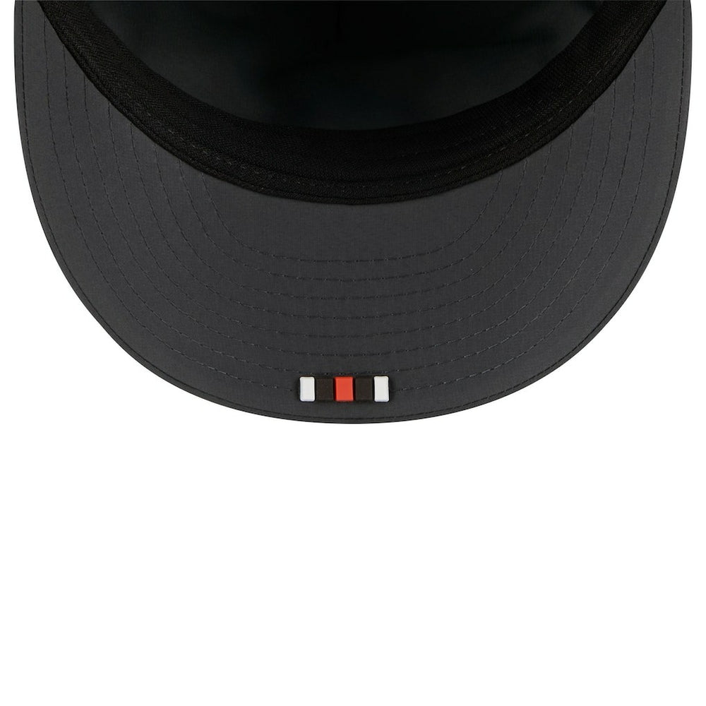 Cleveland Browns New Era 2025 Sideline Cold Weather Retro Crown 59FIFTY Fitted Hat Charcoal | NFL