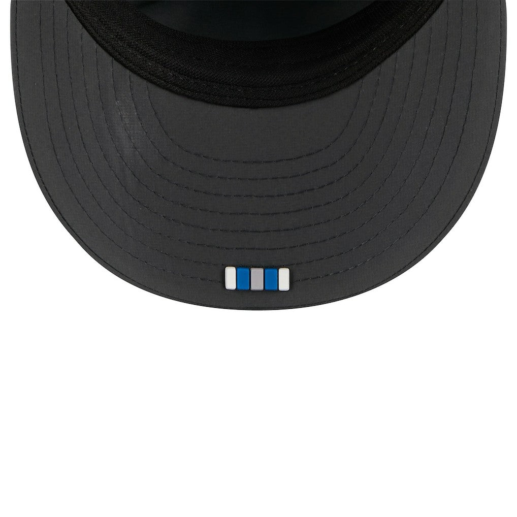 Detroit Lions New Era 2025 Sideline Cold Weather Retro Crown 59FIFTY Fitted Hat Charcoal | NFL