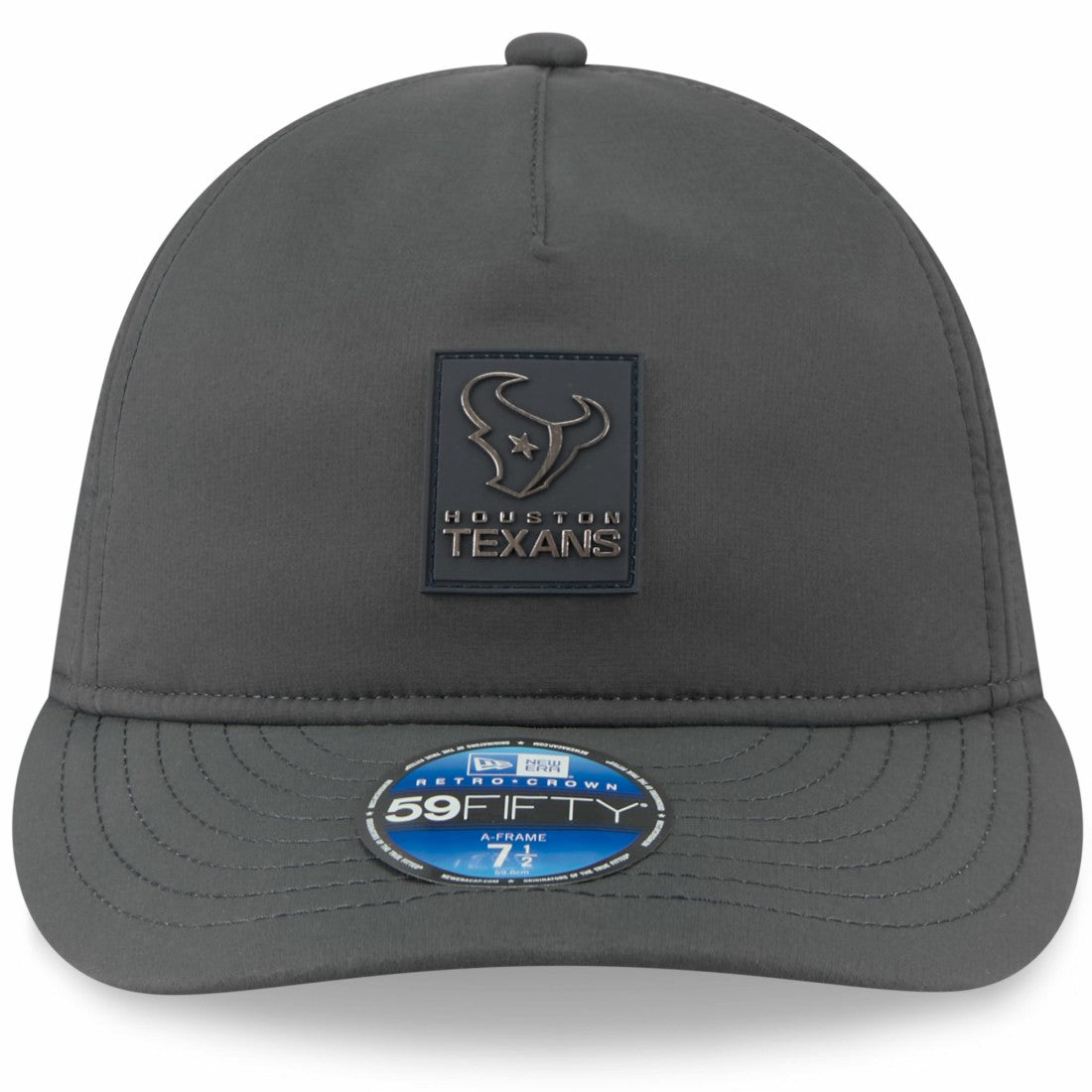 Houston Texans New Era 2025 Sideline Cold Weather Retro Crown 59FIFTY Fitted Hat Charcoal | NFL