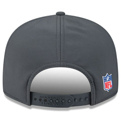 Minnesota Vikings New Era 2025 Sideline Cold Weather Split Panel 9FIFTY Snapback Hat Charcoal | NFL