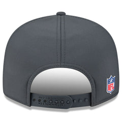 Pittsburgh Steelers New Era 2025 Sideline Cold Weather Split Panel 9FIFTY Snapback Hat Charcoal | NFL