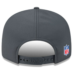 Detroit Lions New Era 2025 Sideline Cold Weather Split Panel 9FIFTY Snapback Hat Charcoal | NFL