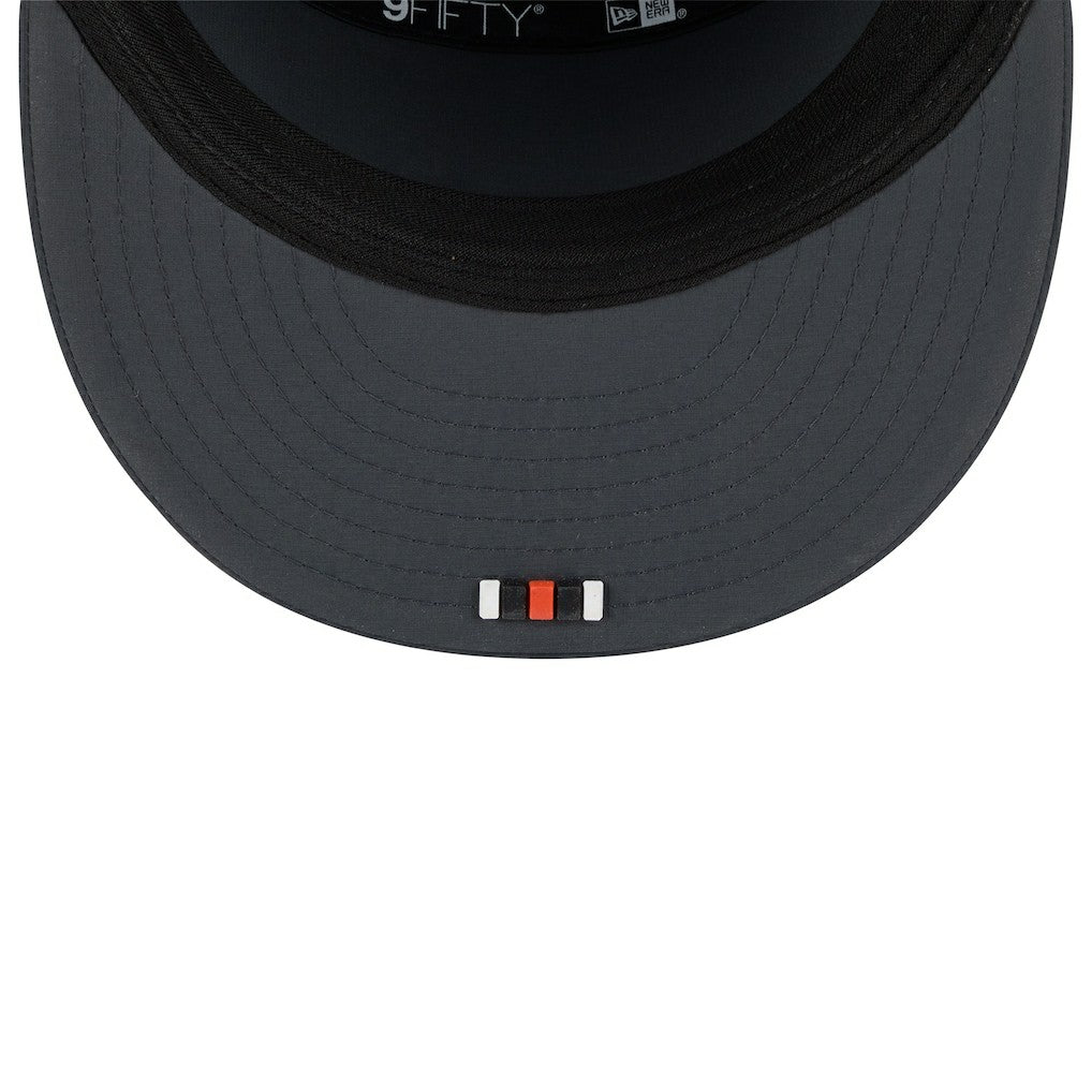 Cincinnati Bengals New Era 2025 Sideline Cold Weather Split Panel 9FIFTY Snapback Hat Charcoal | NFL
