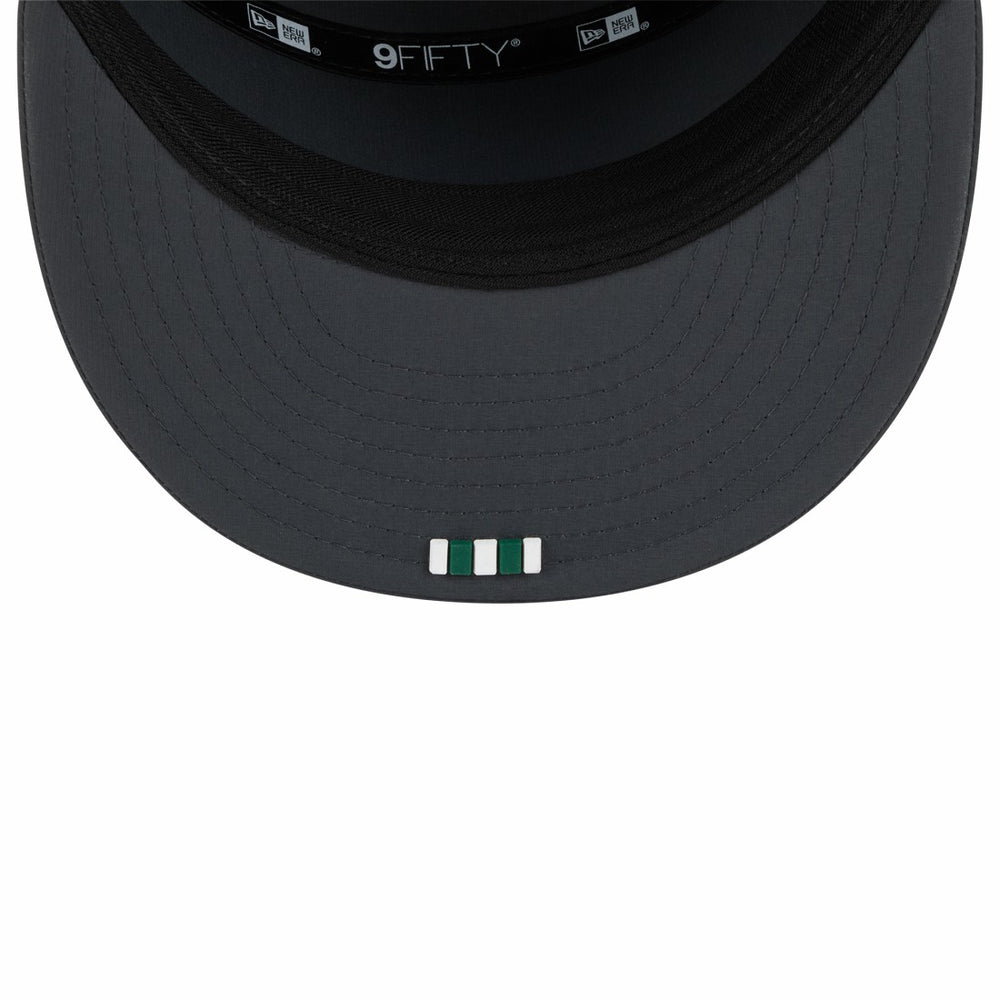 New York Jets New Era 2025 Sideline Cold Weather Split Panel 9FIFTY Snapback Hat Charcoal | NFL