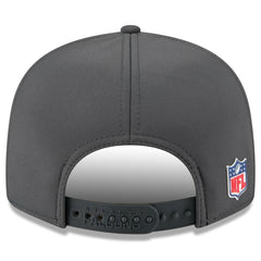 Atlanta Falcons New Era 2025 Sideline Cold Weather Split Panel 9FIFTY Snapback Hat Charcoal | NFL