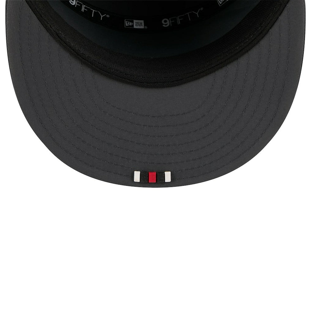 Atlanta Falcons New Era 2025 Sideline Cold Weather Split Panel 9FIFTY Snapback Hat Charcoal | NFL