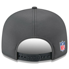 Baltimore Ravens New Era 2025 Sideline Cold Weather Split Panel 9FIFTY Snapback Hat Charcoal | NFL