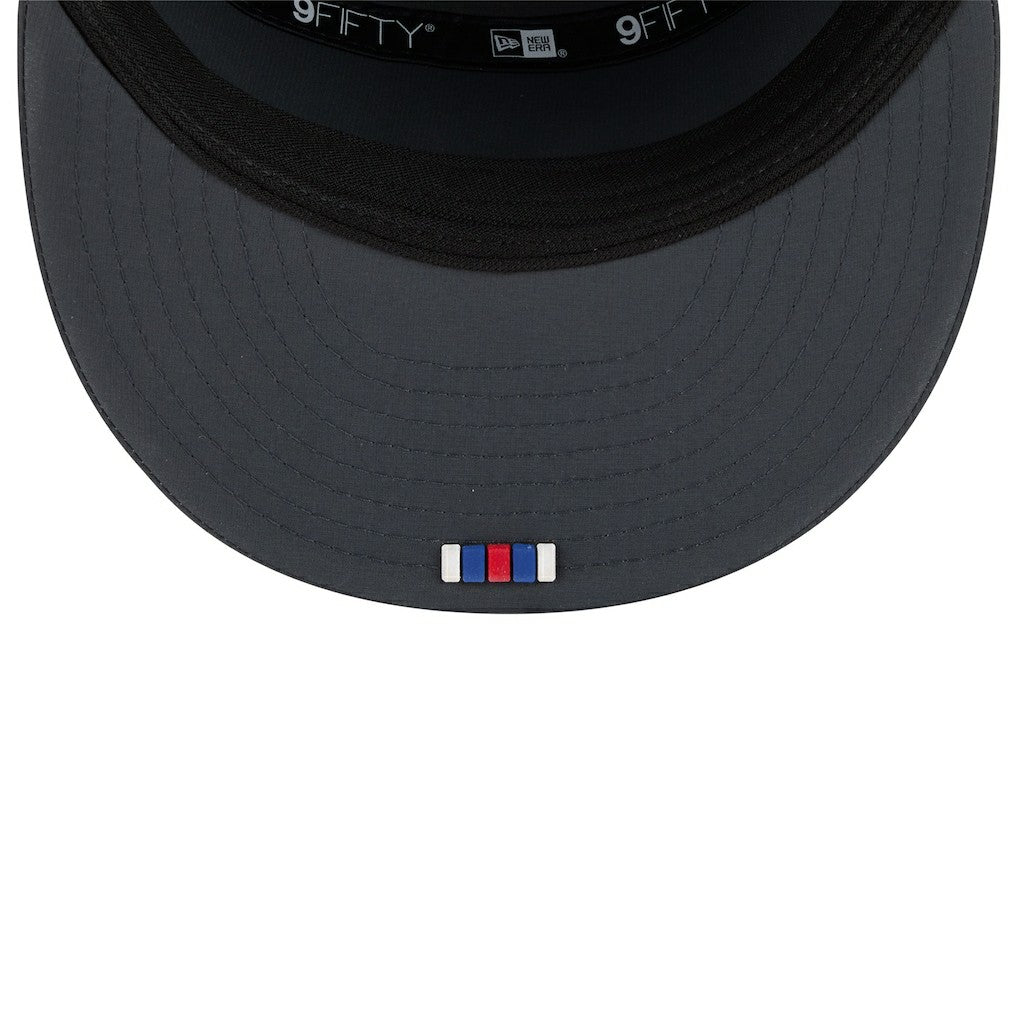 Buffalo Bills New Era 2025 Sideline Cold Weather Split Panel 9FIFTY Snapback Hat Charcoal | NFL
