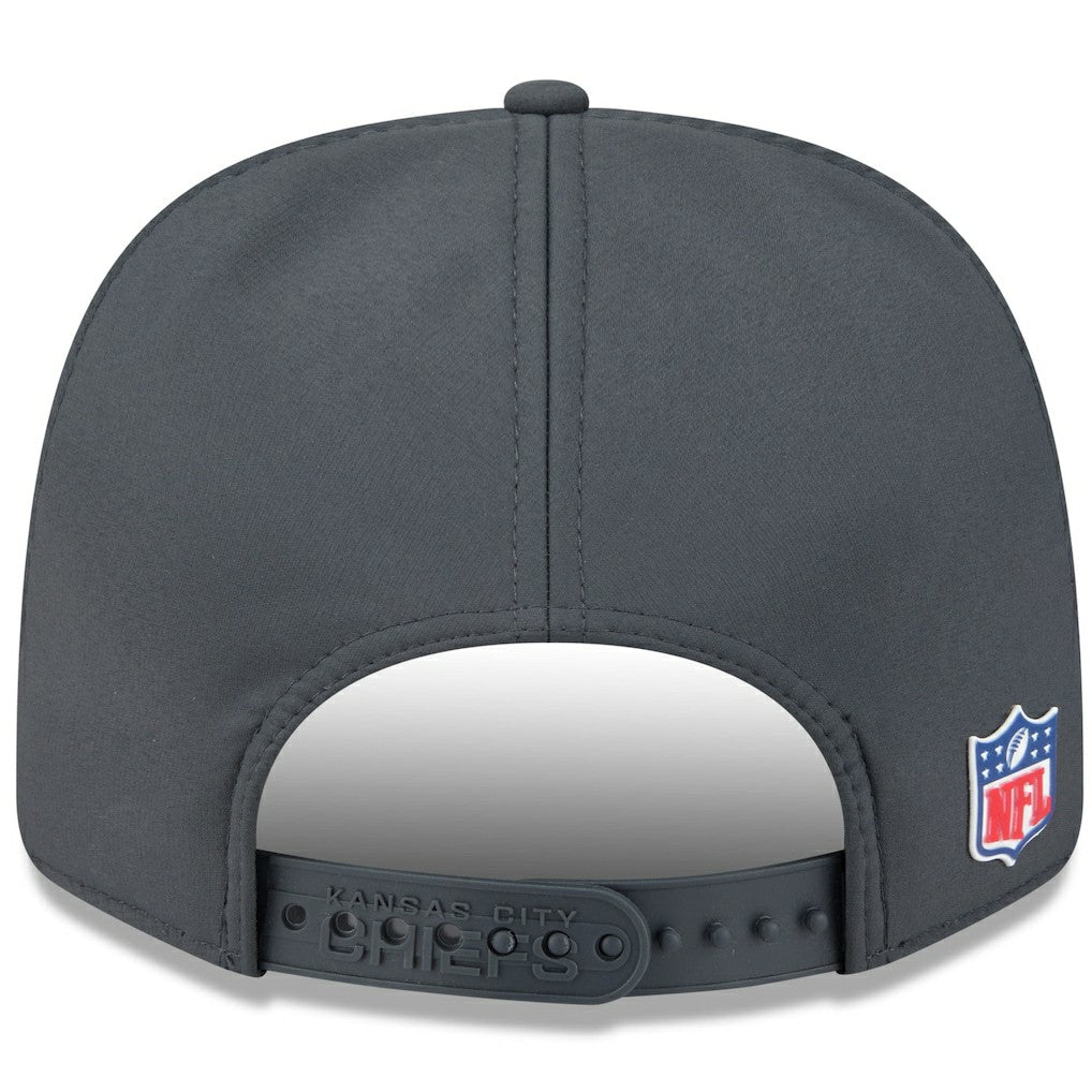 Kansas City Chiefs New Era 2025 Sideline Cold Weather 9SEVENTY Adjustable Hat Charcoal | NFL