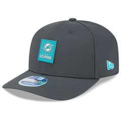 Miami Dolphins New Era 2025 Sideline Cold Weather 9SEVENTY Adjustable Hat Charcoal | NFL