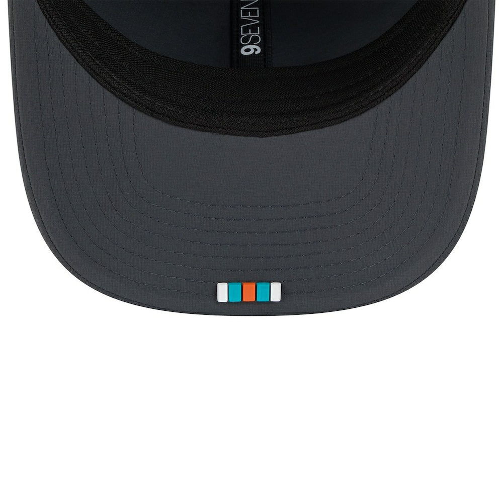 Miami Dolphins New Era 2025 Sideline Cold Weather 9SEVENTY Adjustable Hat Charcoal | NFL