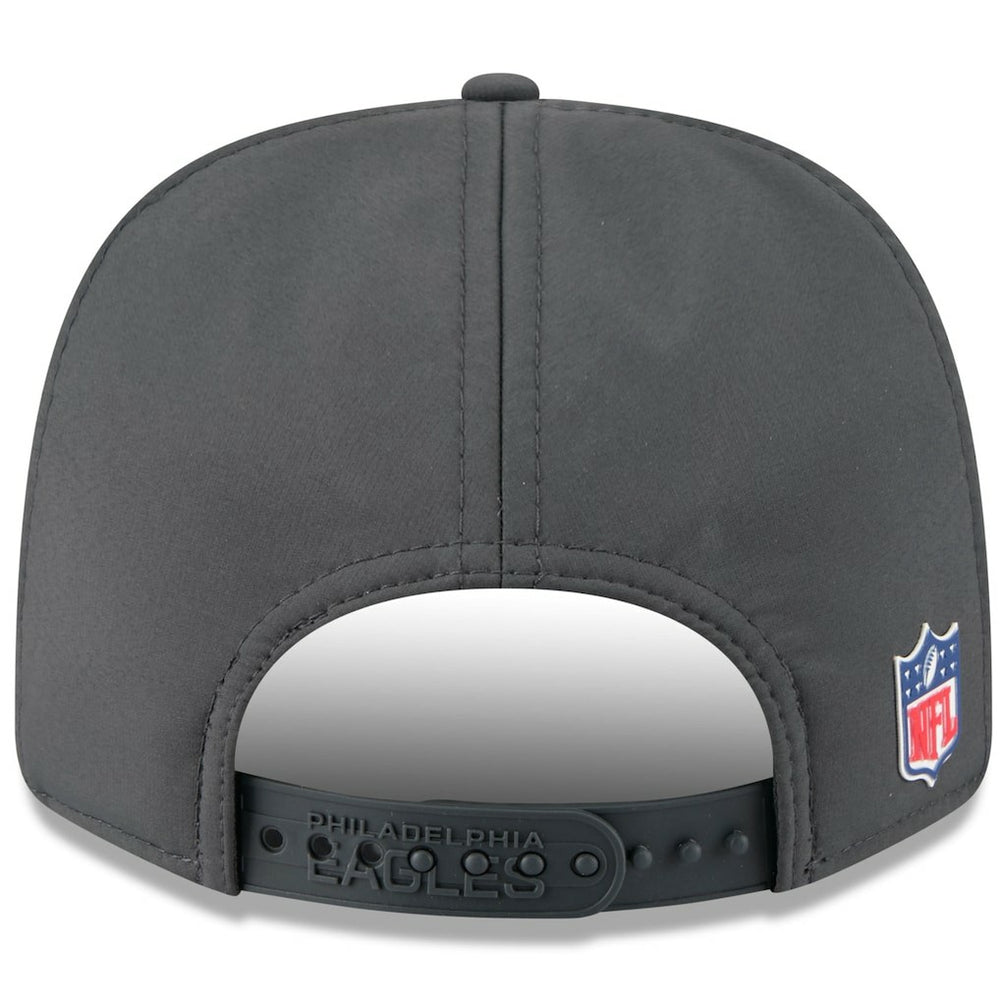 Philadelphia Eagles New Era 2025 Sideline Cold Weather 9SEVENTY Adjustable Hat Charcoal | NFL