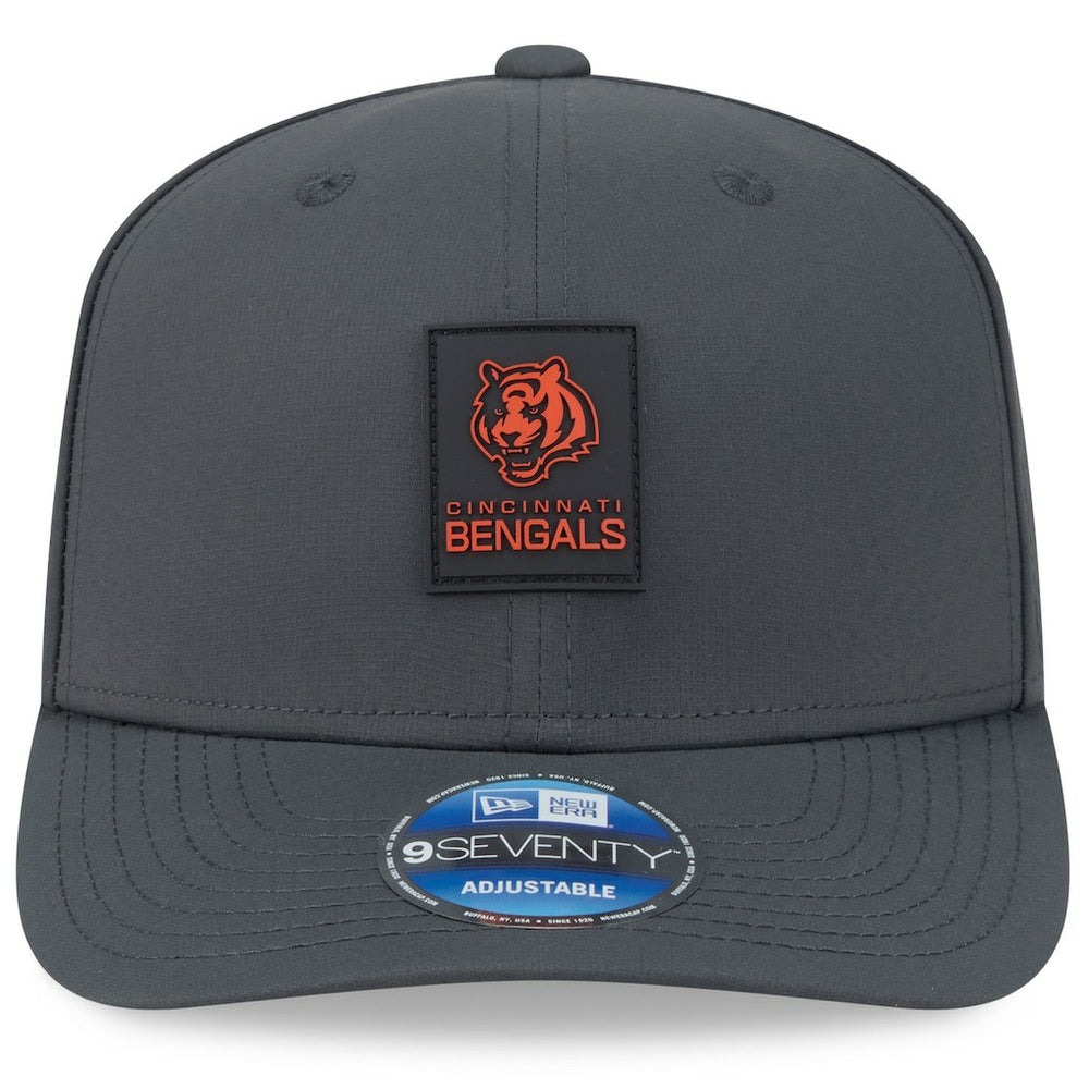 Cincinnati Bengals New Era 2025 Sideline Cold Weather 9SEVENTY Adjustable Hat Charcoal | NFL