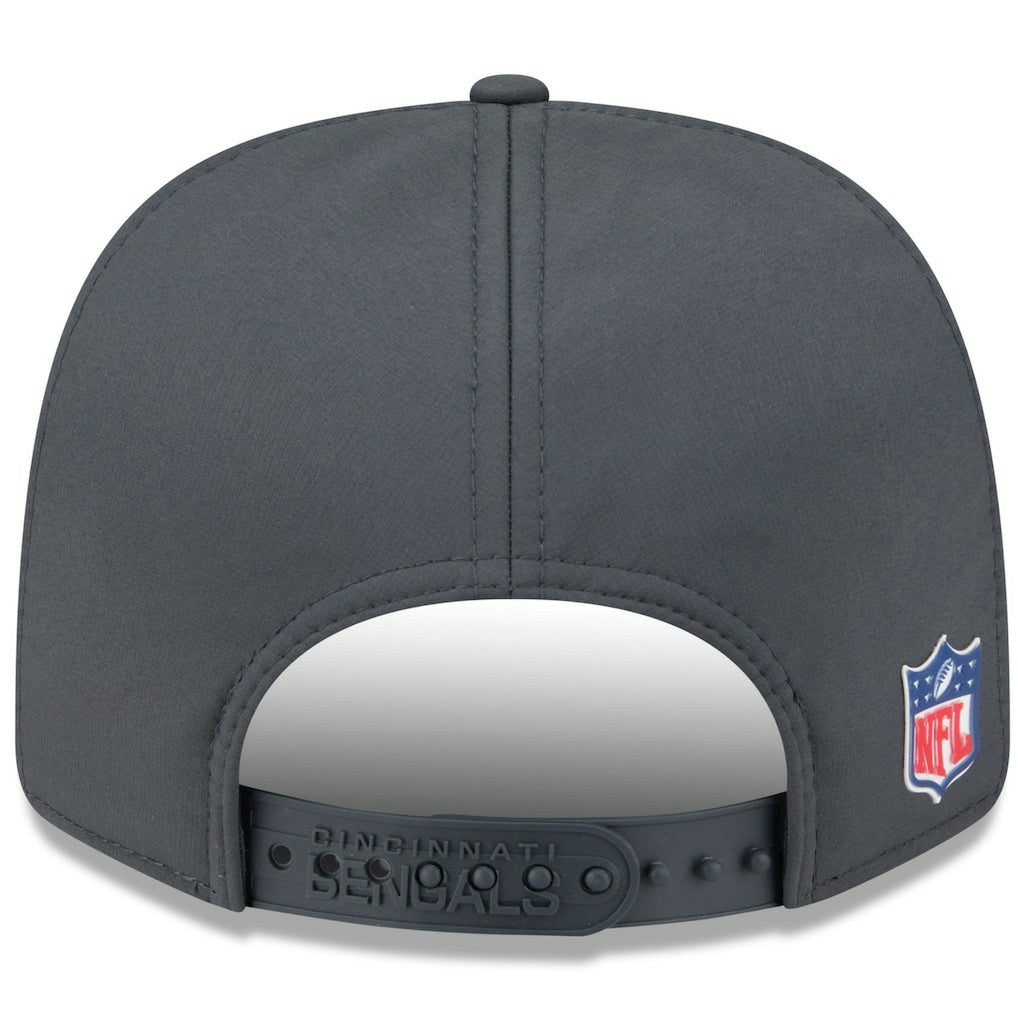 Cincinnati Bengals New Era 2025 Sideline Cold Weather 9SEVENTY Adjustable Hat Charcoal | NFL