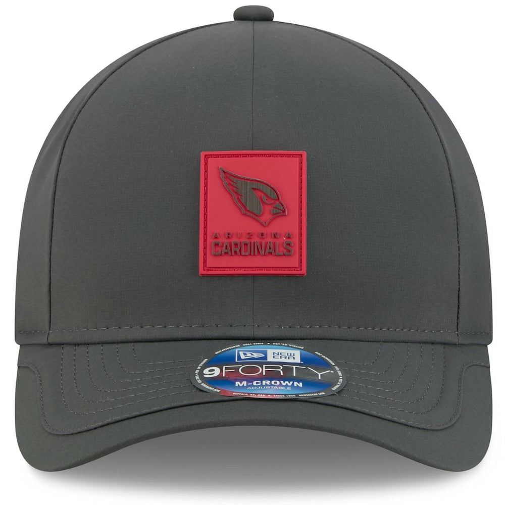 Arizona Cardinals New Era 2025 Sideline Cold Weather 9FORTY M-Crown Adjustable Hat Charcoal | NFL