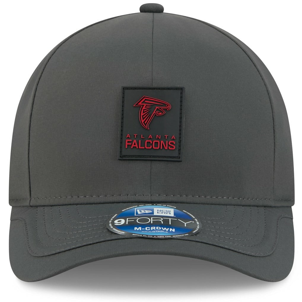 Atlanta Falcons New Era 2025 Sideline Cold Weather 9FORTY M-Crown Adjustable Hat Charcoal | NFL