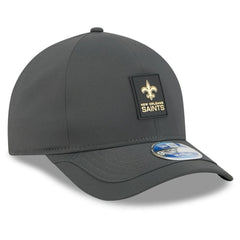 New Orleans Saints New Era 2025 Sideline Cold Weather 9FORTY M-Crown Adjustable Hat Charcoal | NFL