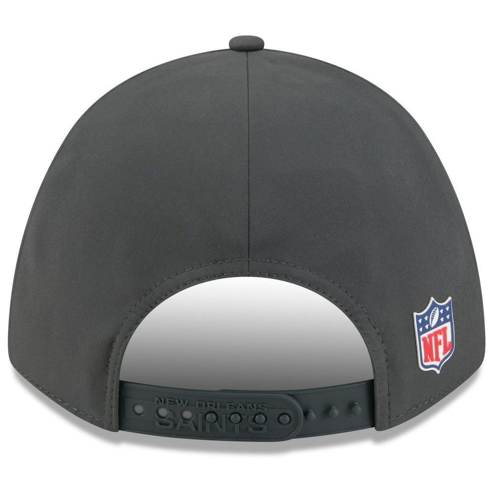 New Orleans Saints New Era 2025 Sideline Cold Weather 9FORTY M-Crown Adjustable Hat Charcoal | NFL