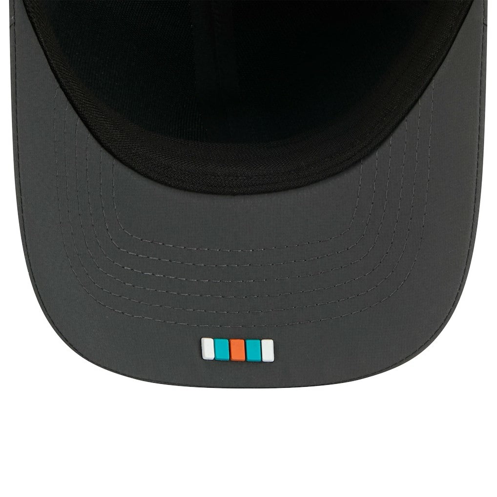 Miami Dolphins New Era 2025 Sideline Cold Weather 9FORTY M-Crown Adjustable Hat Charcoal | NFL