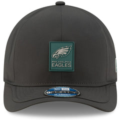 Philadelphia Eagles New Era 2025 Sideline Cold Weather 9FORTY M-Crown Adjustable Hat Charcoal | NFL