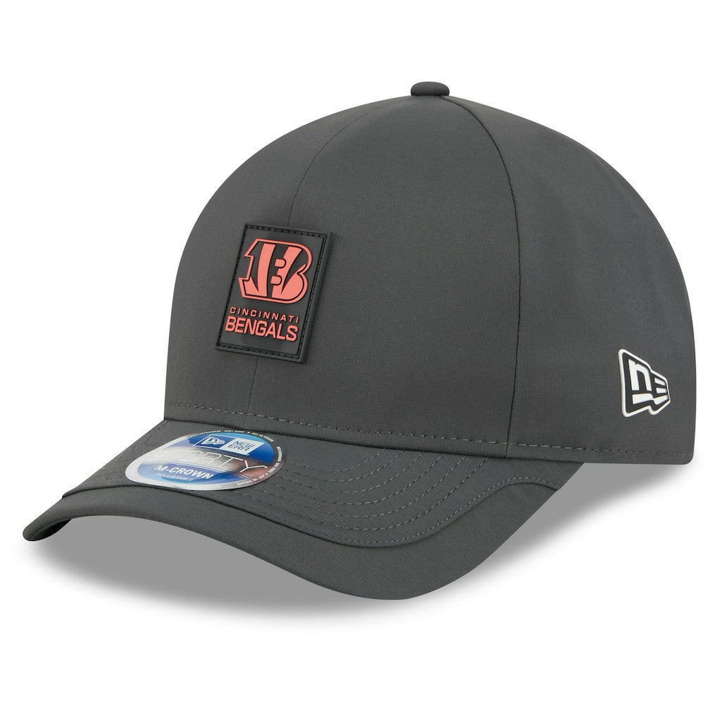 Cincinnati Bengals New Era 2025 Sideline Cold Weather 9FORTY M-Crown Adjustable Hat Charcoal | NFL