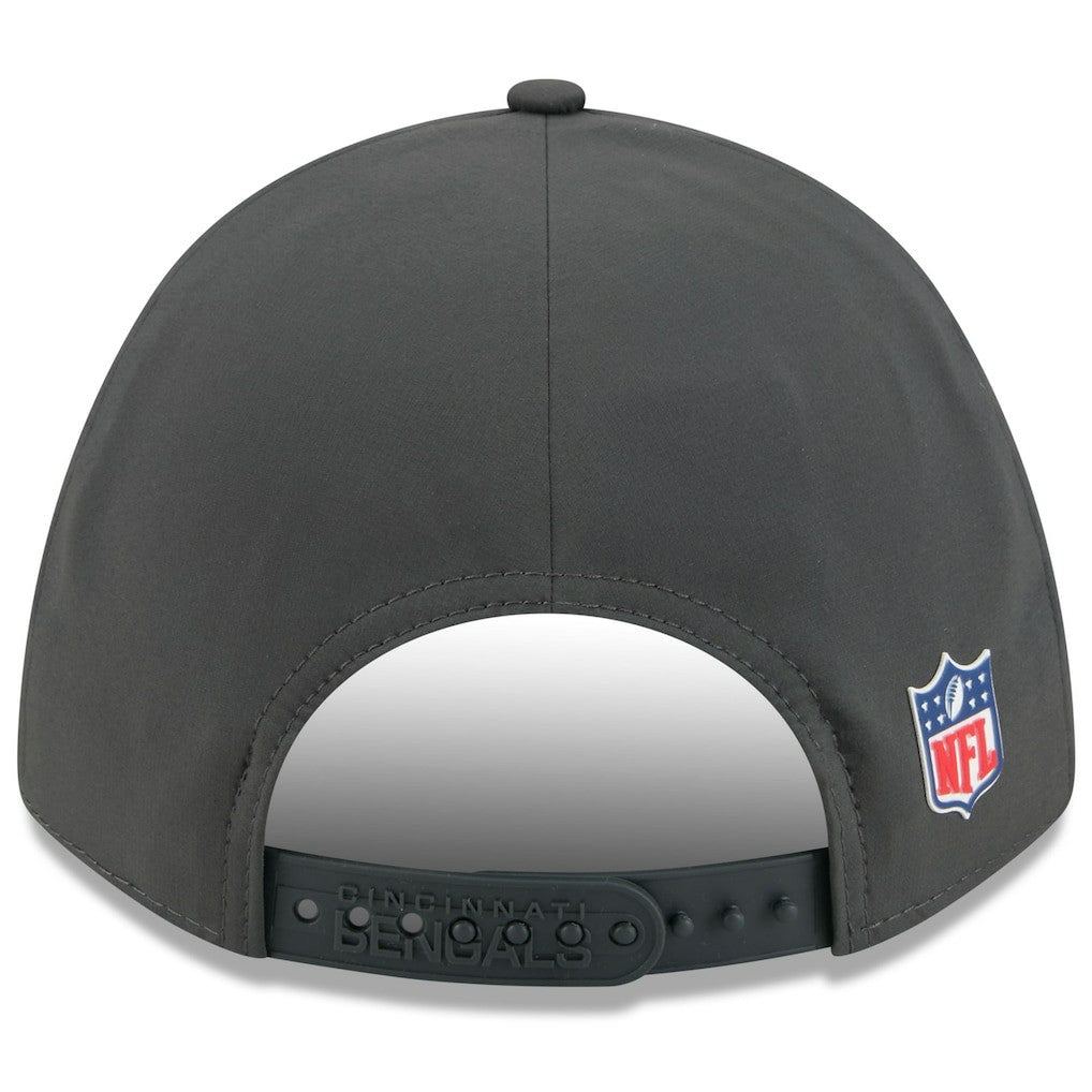 Cincinnati Bengals New Era 2025 Sideline Cold Weather 9FORTY M-Crown Adjustable Hat Charcoal | NFL