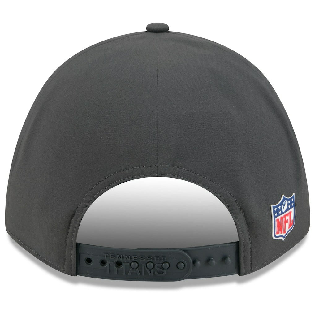 Tennessee Titans New Era 2025 Sideline Cold Weather 9FORTY M-Crown Adjustable Hat Charcoal | NFL
