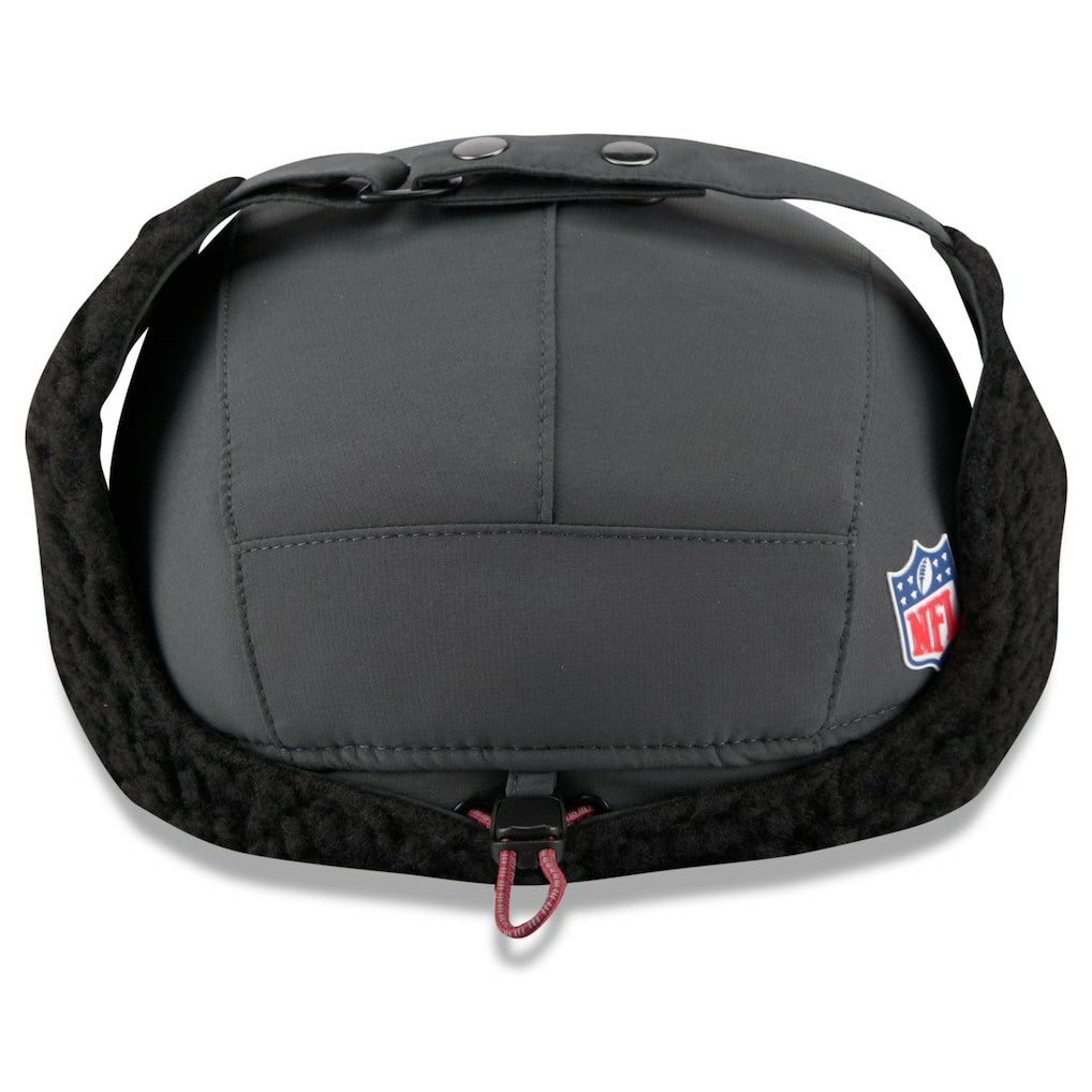 Washington Commanders New Era 2025 Sideline Cold Weather Runner Dog Ear Adjustable Hat Charcoal | NFL