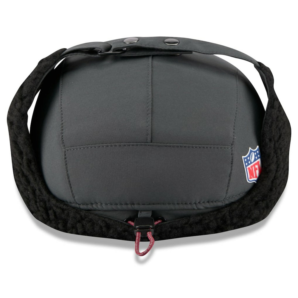 Washington Commanders New Era 2025 Sideline Cold Weather Runner Dog Ear Adjustable Hat Charcoal | NFL
