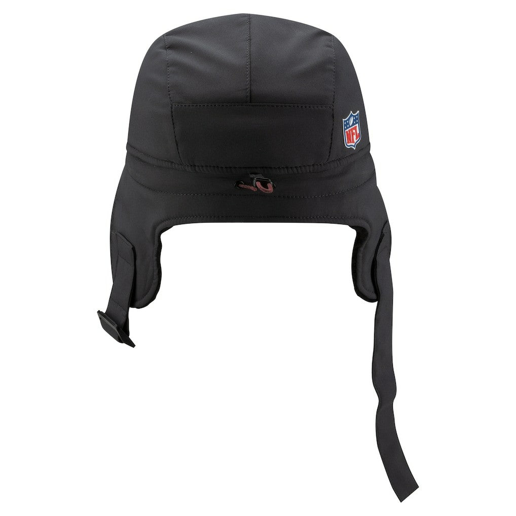 Washington Commanders New Era 2025 Sideline Cold Weather Runner Dog Ear Adjustable Hat Charcoal | NFL