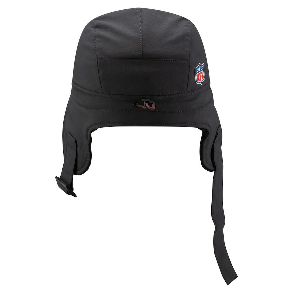 Washington Commanders New Era 2025 Sideline Cold Weather Runner Dog Ear Adjustable Hat Charcoal | NFL