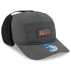 Cincinnati Bengals New Era 2025 Sideline Cold Weather Runner Dog Ear Adjustable Hat Charcoal | NFL