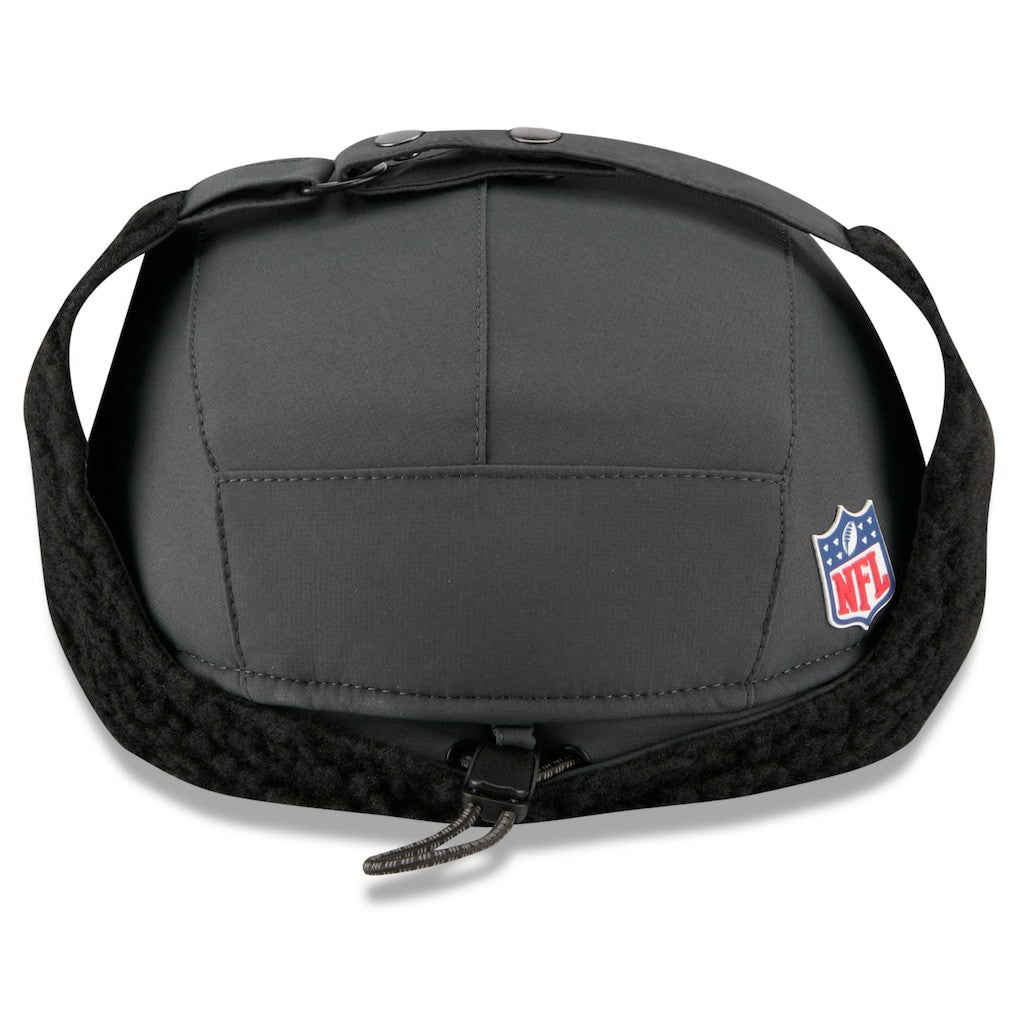 Cleveland Browns New Era 2025 Sideline Cold Weather Runner Dog Ear Adjustable Hat Charcoal | NFL