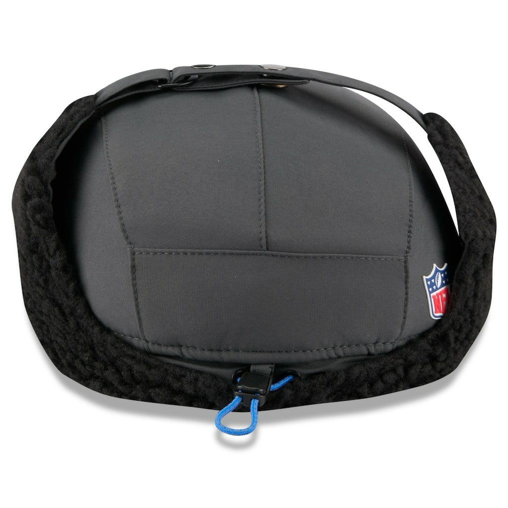 Detroit Lions New Era 2025 Sideline Cold Weather Runner Dog Ear Adjustable Hat Charcoal | NFL