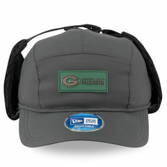 Green Bay Packers New Era 2025 Sideline Cold Weather Runner Dog Ear Adjustable Hat Charcoal | NFL