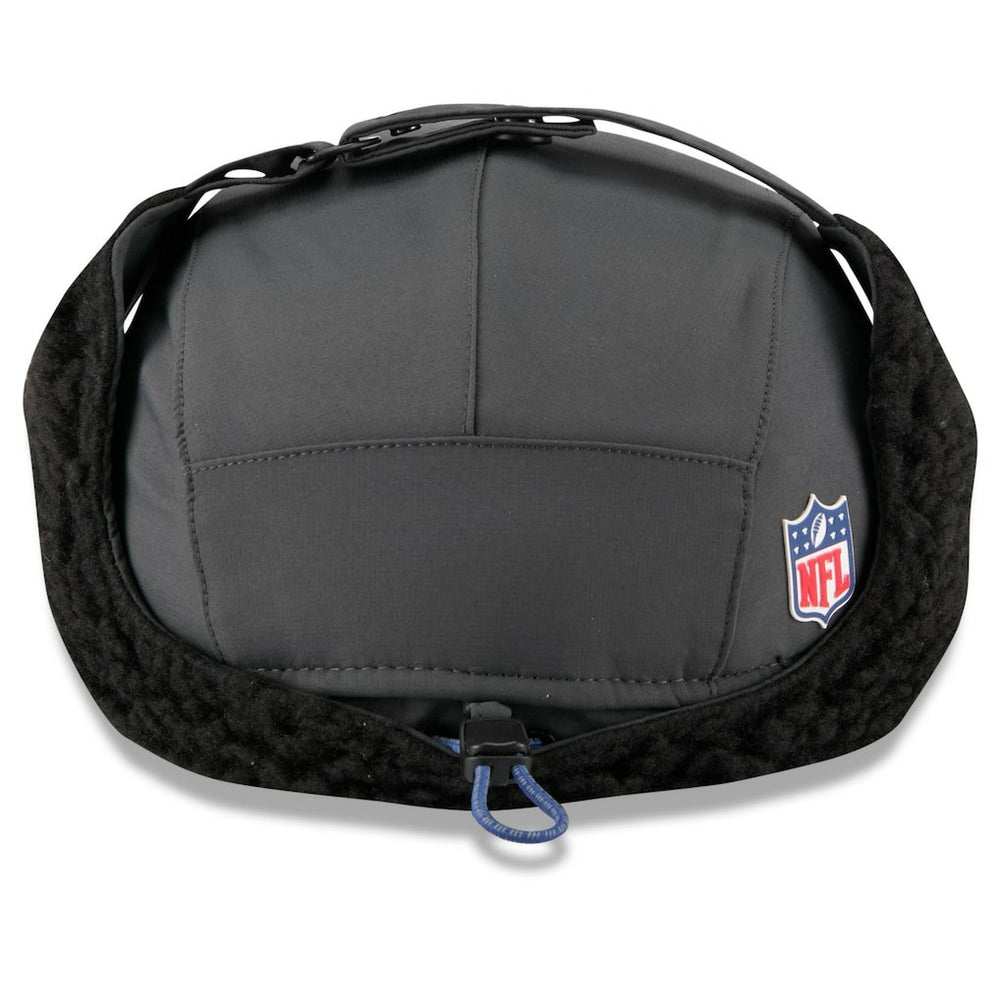 Indianapolis Colts New Era 2025 Sideline Cold Weather Runner Dog Ear Adjustable Hat Charcoal | NFL