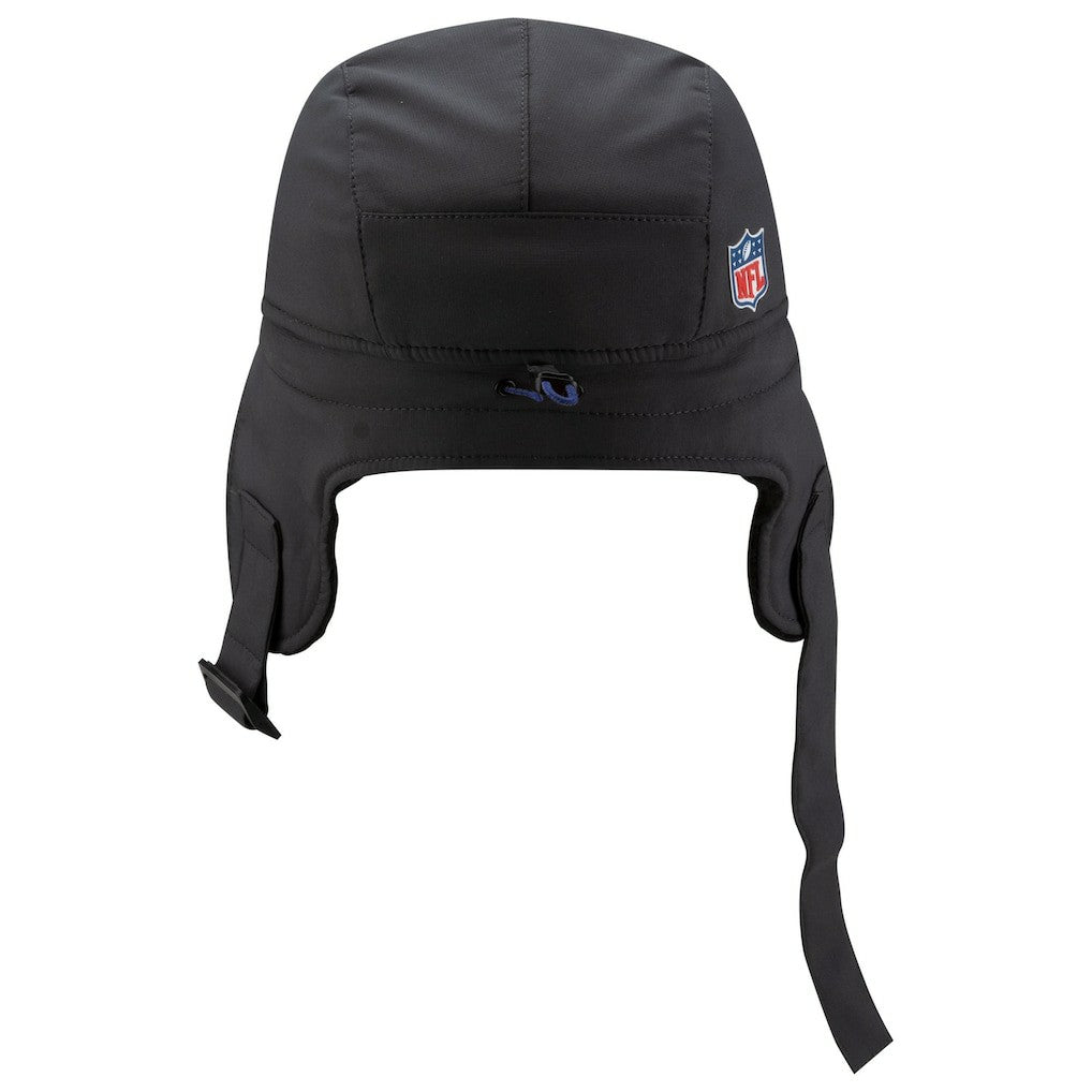 Indianapolis Colts New Era 2025 Sideline Cold Weather Runner Dog Ear Adjustable Hat Charcoal | NFL