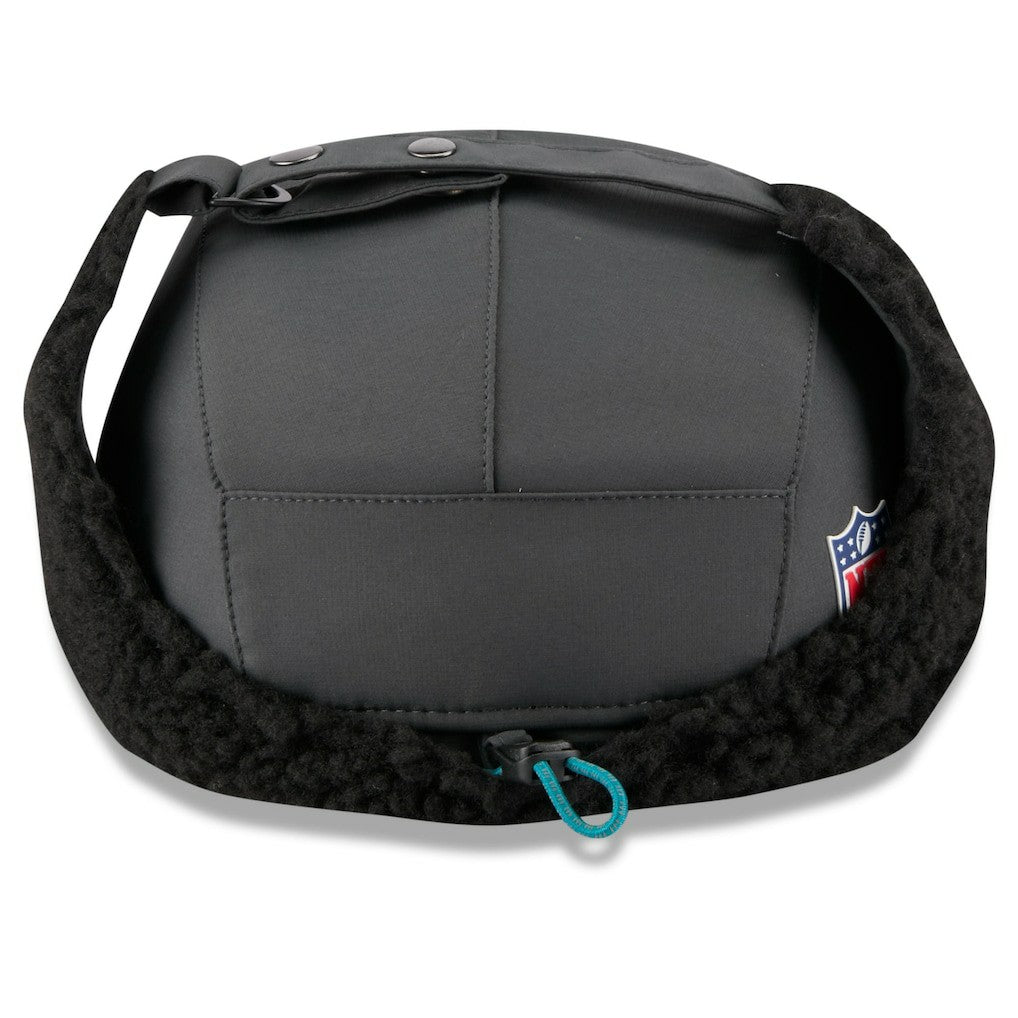 Jacksonville Jaguars New Era 2025 Sideline Cold Weather Runner Dog Ear Adjustable Hat Charcoal | NFL