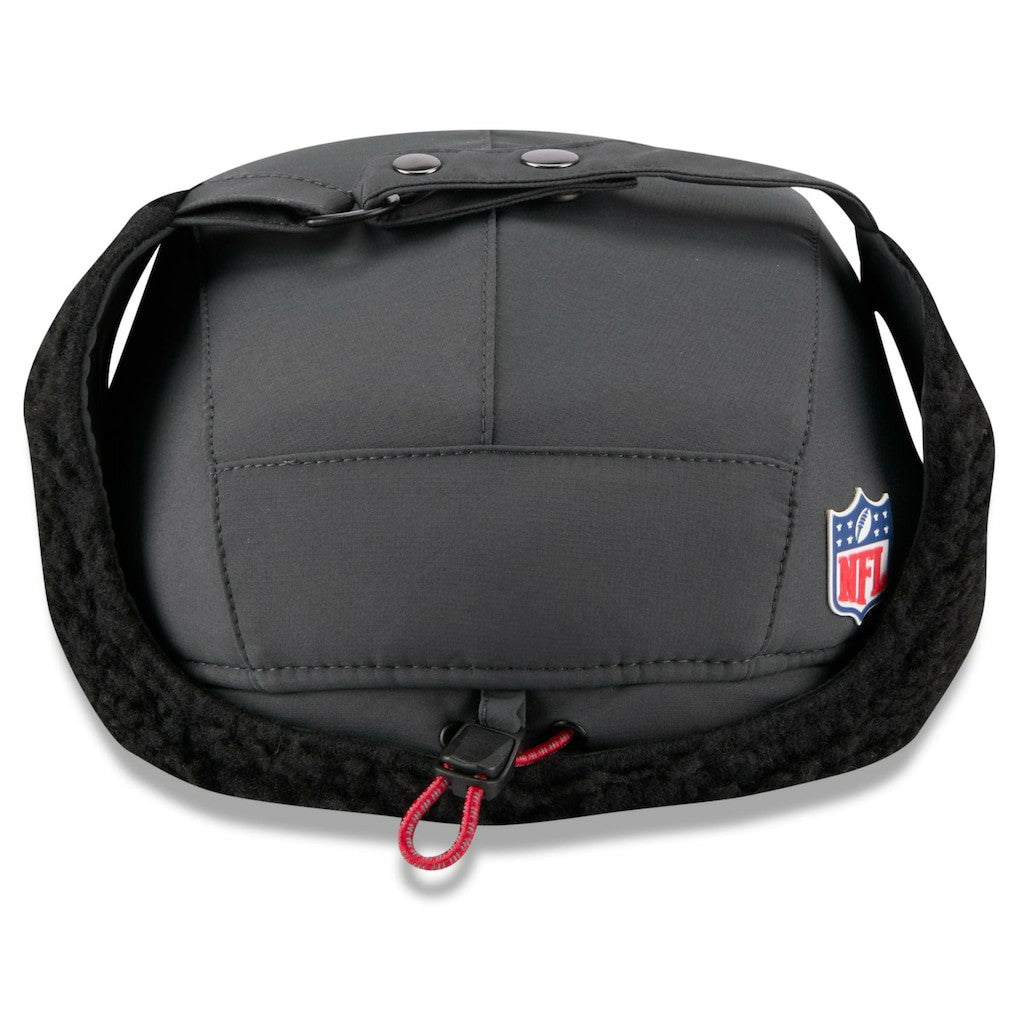 Kansas City Chiefs New Era 2025 Sideline Cold Weather Runner Dog Ear Adjustable Hat Charcoal | NFL