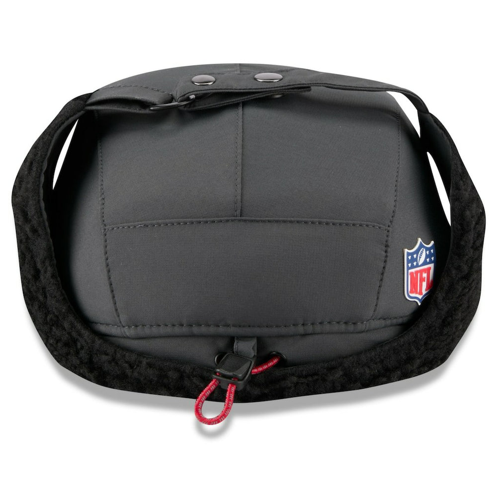Kansas City Chiefs New Era 2025 Sideline Cold Weather Runner Dog Ear Adjustable Hat Charcoal | NFL
