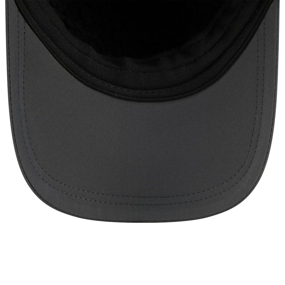 Las Vegas Raiders New Era 2025 Sideline Cold Weather Runner Dog Ear Adjustable Hat Charcoal | NFL