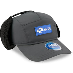 Los Angeles Rams New Era 2025 Sideline Cold Weather Runner Dog Ear Adjustable Hat Charcoal | NFL