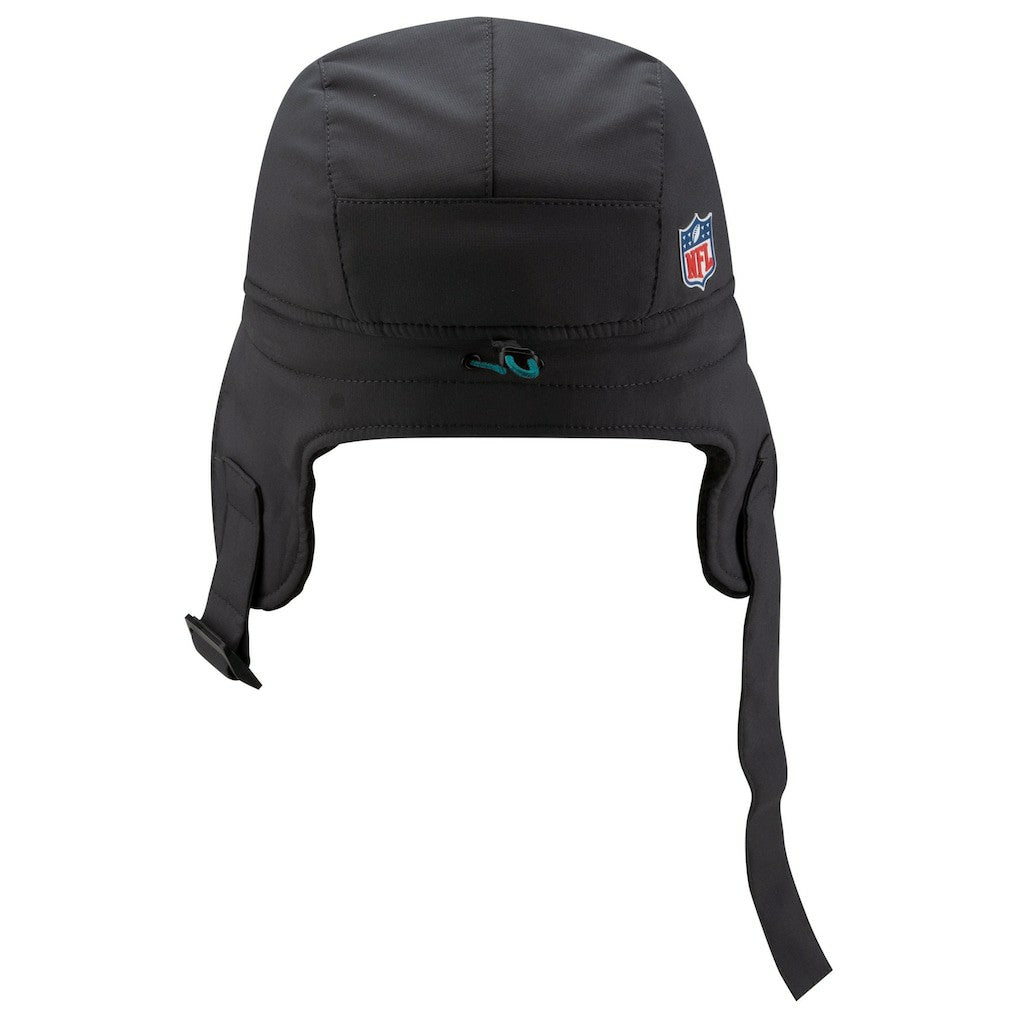 Miami Dolphins New Era 2025 Sideline Cold Weather Runner Dog Ear Adjustable Hat Charcoal | NFL